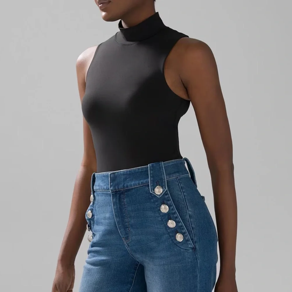 WHBM FORME™ All Ways Stretch Mock Neck Tank - Picture 10 of 13